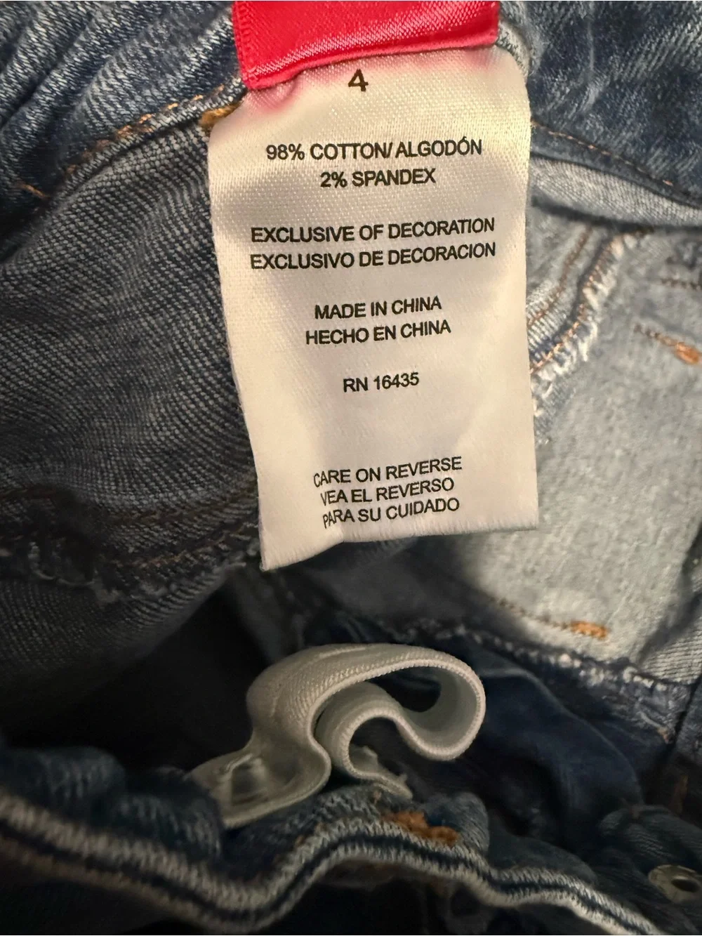Levi's Blue Girls' Flared Jeans with Minnie & Bow Appliqués